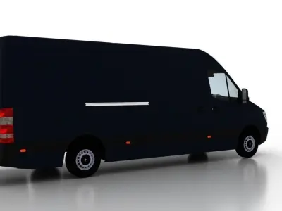 Mercedes Benz Sprinter L3H2 2009 Cargo EU 3D model