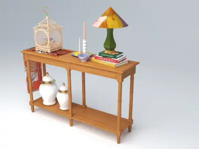 ENTRYWAY CONSOLE TABLE 3D model