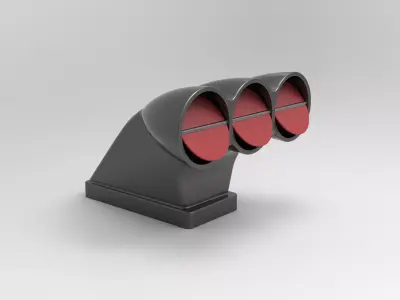 Air intake 3D model