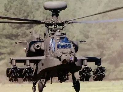 Boeing AH-64 Apache 3D model 4