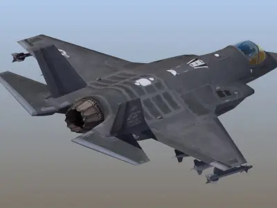 F-35A LightningII USAF 3D model