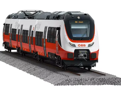 Bombardier TALENT 3 OBB Cityjet 3D model