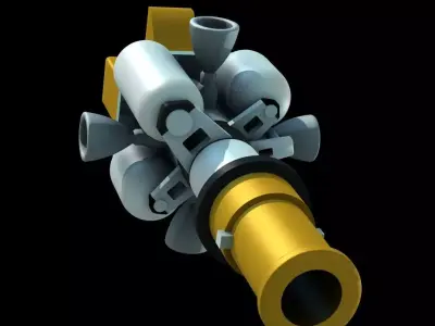 Exo-atmospheric Kill Vehicle EKV 3D model