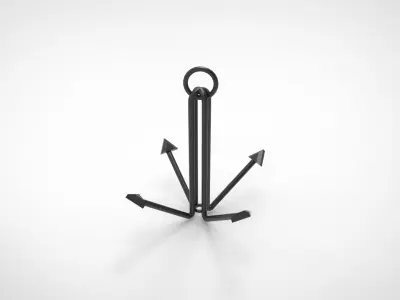 Grapnel Anchor 3D model