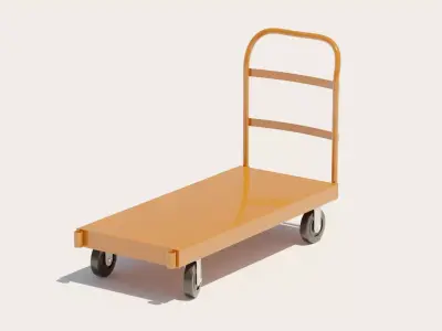Platform Truck 3D model