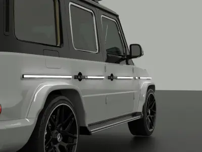 mercedes Free low-poly 3D model