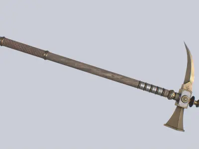 Crowbill Low-poly 3D model