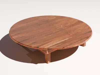 Chabu Table Low-poly 3D model
