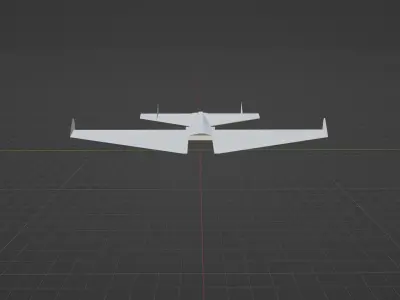 space ship aircraft 3D print model