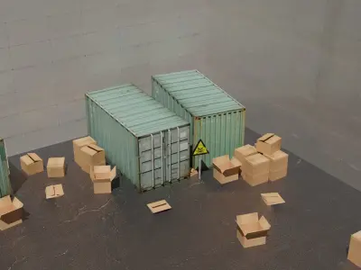 Industry Pack Free low-poly 3D model