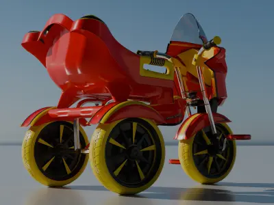Baby Tri-Cycle 3D model