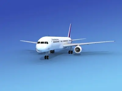 Boeing 757-200 Royal Nepal 3D model