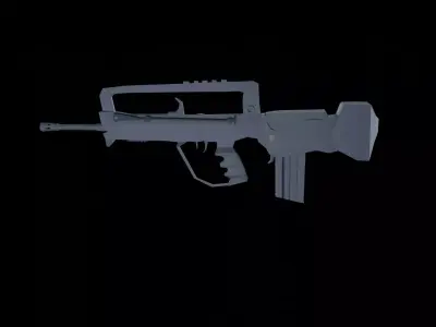 famas gun Free 3D model