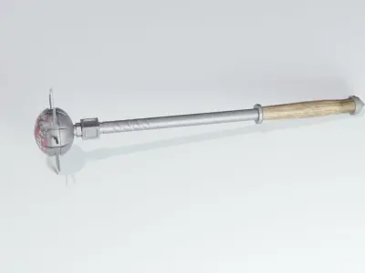 bludgeon  mace  medieval blunt weapon weapon Low-poly 3D model