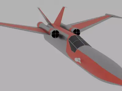 Spacecraft star wars fighter jet Free 3D model