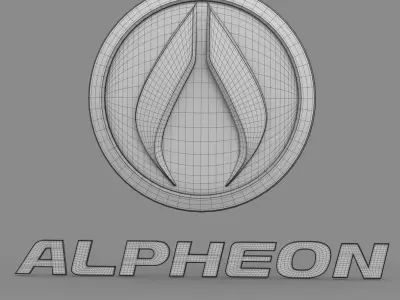 alpheon logo 3D model