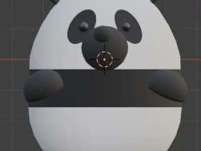 Panda toy 3D model