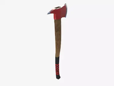 Axe 04 Low-poly 3D model