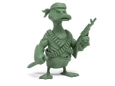 Rambo Duck 3D print model