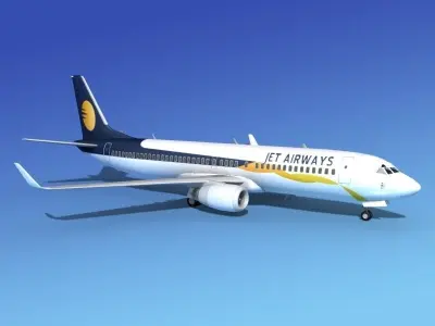 Boeing 737-800Jet Airlines 3D model
