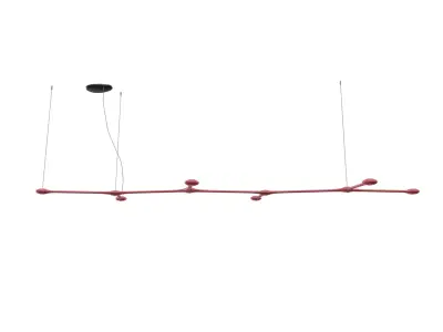 Carbon Industrial Minimalist Pendant Lamp 3D model