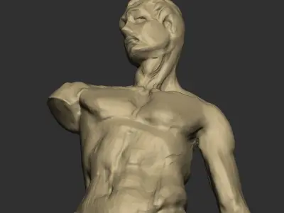 Free Man Sculpture Free 3D print model