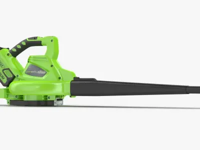 Leaf Blower DigiPro G-MAX 40V GreenWorks Low-poly 3D model