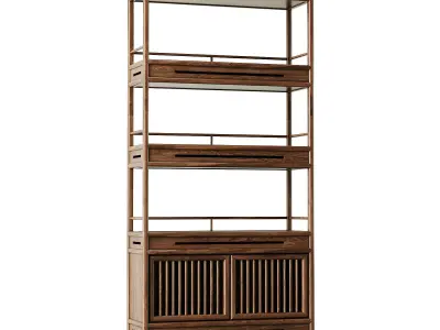 Chinese Antique Cabinet 181 3D model