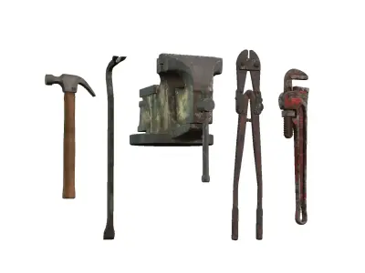 Ultimate Mechanic Toolkit Low-poly 3D model