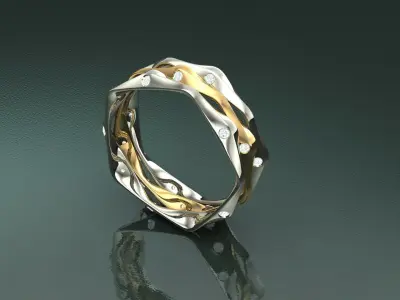 Ring Girl B1 Free 3D print model