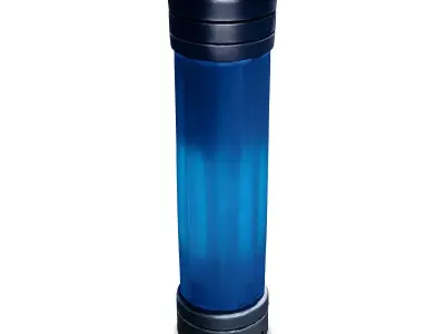 SciFi Energy Cell Canister Low-poly 3D model