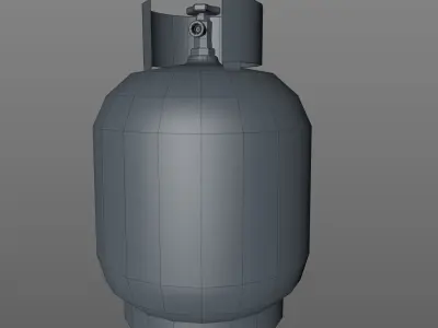 Propane Tank Low-poly 3D model purchase