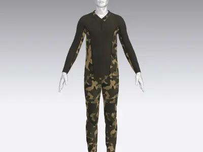 Soldier Uniform Low-poly 3D model purchase