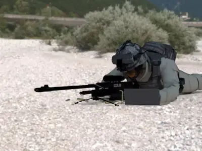 SNIPER - francotirador 3D model