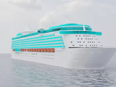 Crouse Ship 3D model