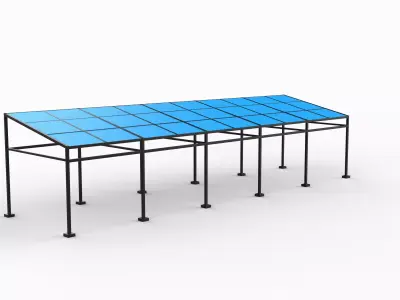 parking frame 3D model