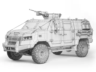 Kozak-5 tactical 2016 3D model