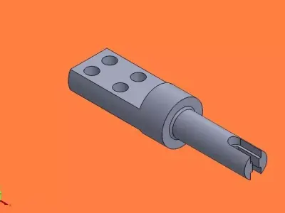 solidtutorial034 screw Free 3D model