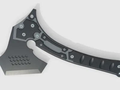 Tactical Axe - Paragon War Party Tactical Tomahawk Low-poly 3D model