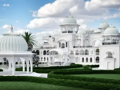 Indian mension house 3D model