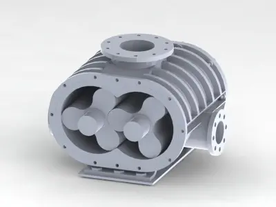 Root blower Free 3D model