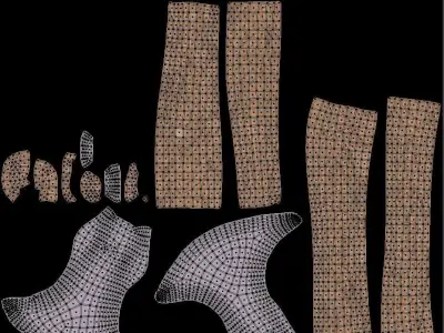 Game ready RUNIC AXE Free low-poly 3D model