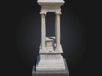 Monumental Elegance  Majestic Designs in Stone 3D model