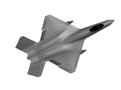 Northrop YF-23 3D model purchase