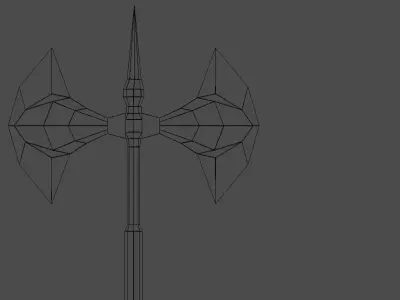 Simple Axe Free low-poly 3D model