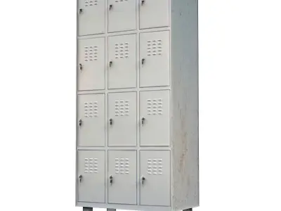 Metal Locker 3D model purchase