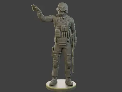 CzechSlovak Police Tactical Unit CPTU1 006 3D print model