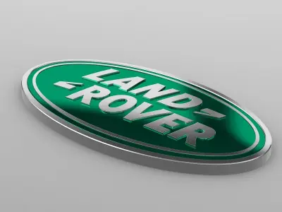 land rover logo 3D model