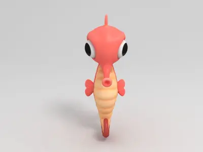 Seahorse 3D model shop