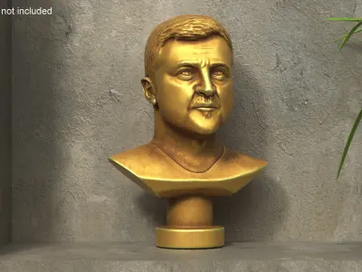  Golden Bust of Zelensky 
